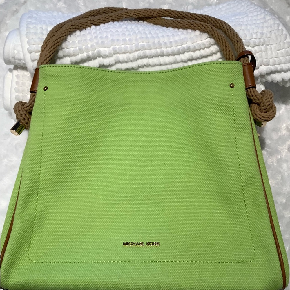 Michael Kors Green Tote Bag